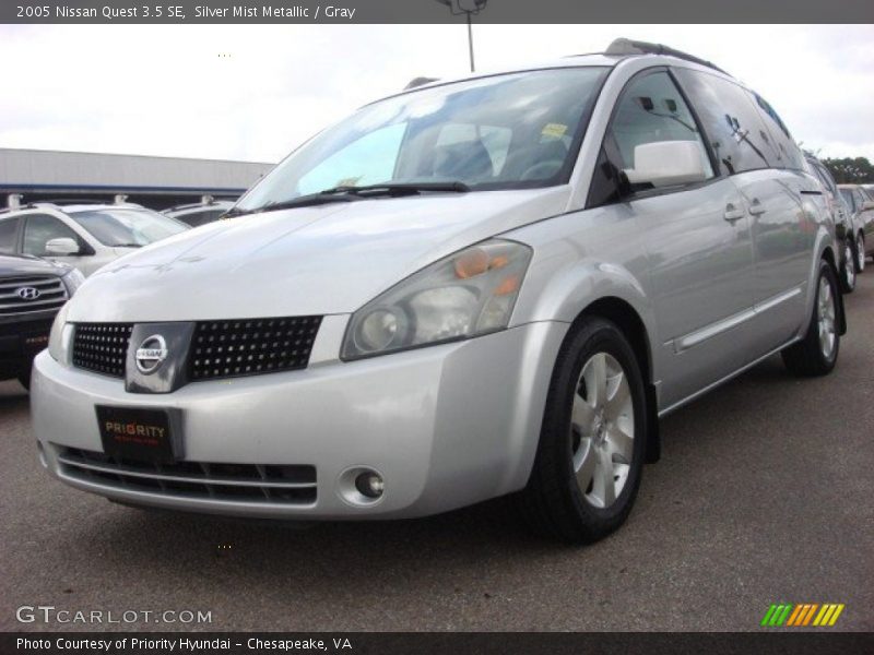 Silver Mist Metallic / Gray 2005 Nissan Quest 3.5 SE