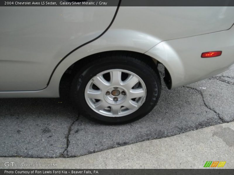 Galaxy Silver Metallic / Gray 2004 Chevrolet Aveo LS Sedan
