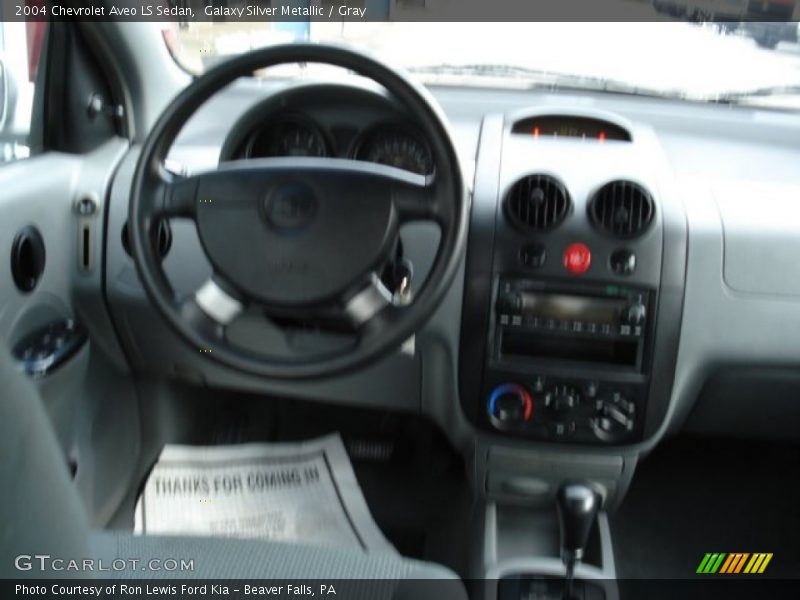 Galaxy Silver Metallic / Gray 2004 Chevrolet Aveo LS Sedan