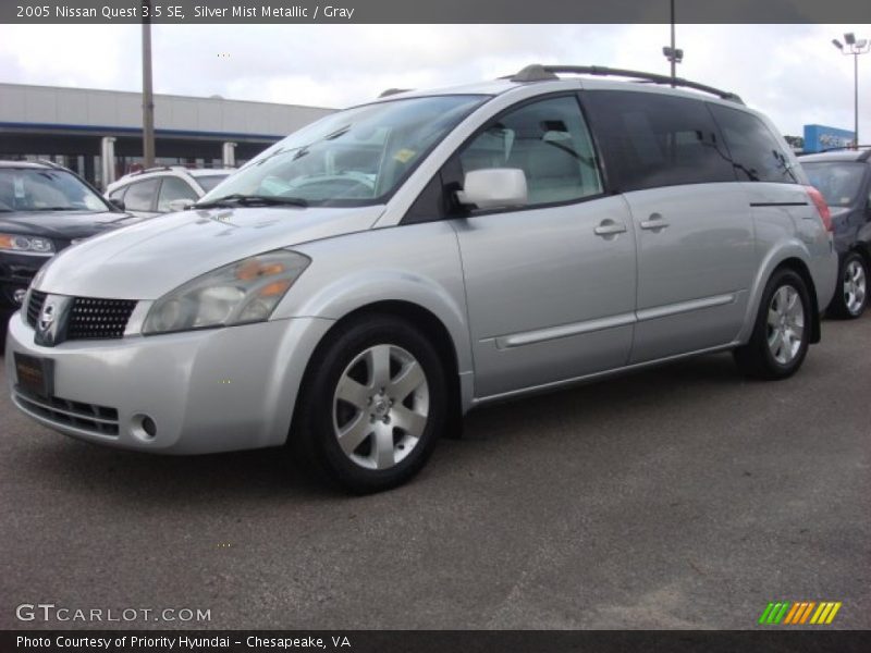 Silver Mist Metallic / Gray 2005 Nissan Quest 3.5 SE