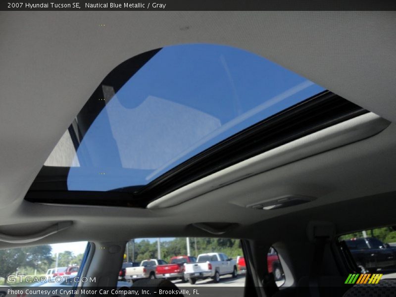 Nautical Blue Metallic / Gray 2007 Hyundai Tucson SE