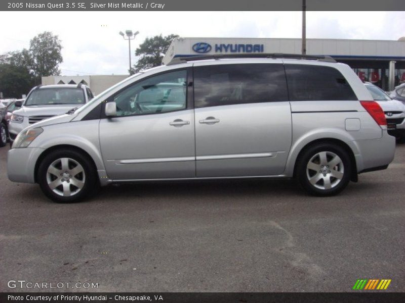 Silver Mist Metallic / Gray 2005 Nissan Quest 3.5 SE