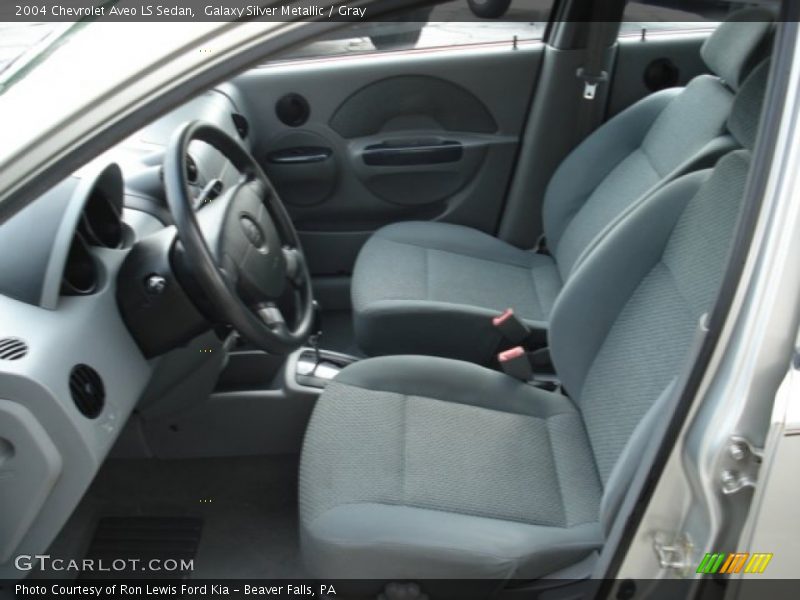 Galaxy Silver Metallic / Gray 2004 Chevrolet Aveo LS Sedan