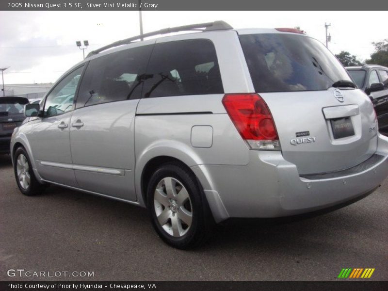 Silver Mist Metallic / Gray 2005 Nissan Quest 3.5 SE