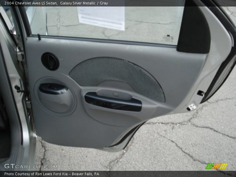 Galaxy Silver Metallic / Gray 2004 Chevrolet Aveo LS Sedan