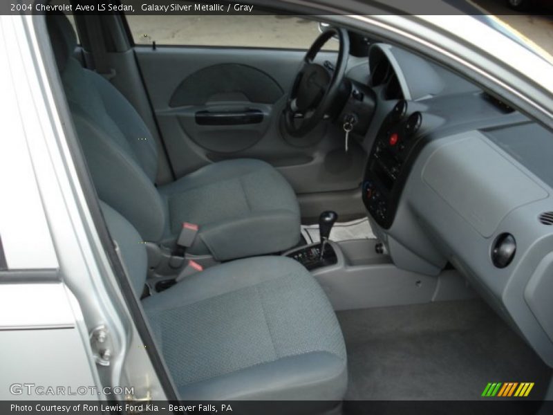 Galaxy Silver Metallic / Gray 2004 Chevrolet Aveo LS Sedan
