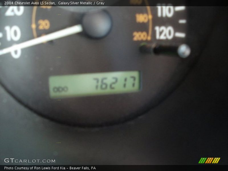 Galaxy Silver Metallic / Gray 2004 Chevrolet Aveo LS Sedan