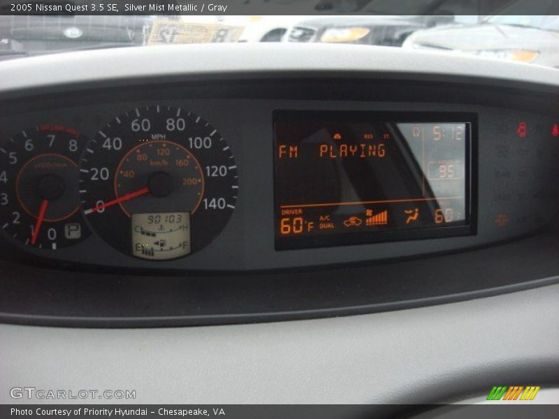 Silver Mist Metallic / Gray 2005 Nissan Quest 3.5 SE