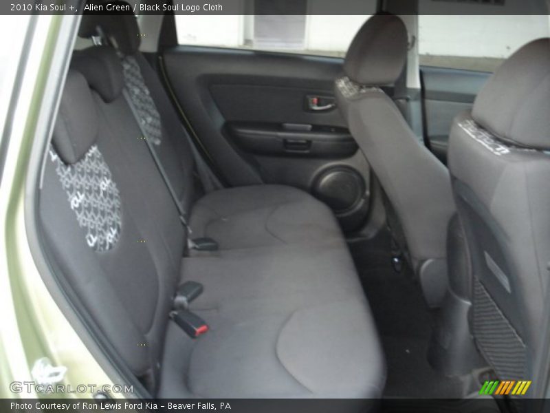 Alien Green / Black Soul Logo Cloth 2010 Kia Soul +