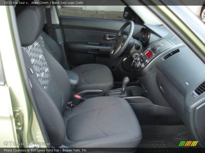 Alien Green / Black Soul Logo Cloth 2010 Kia Soul +