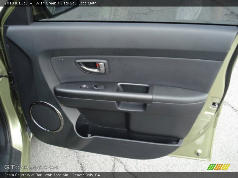 Alien Green / Black Soul Logo Cloth 2010 Kia Soul +