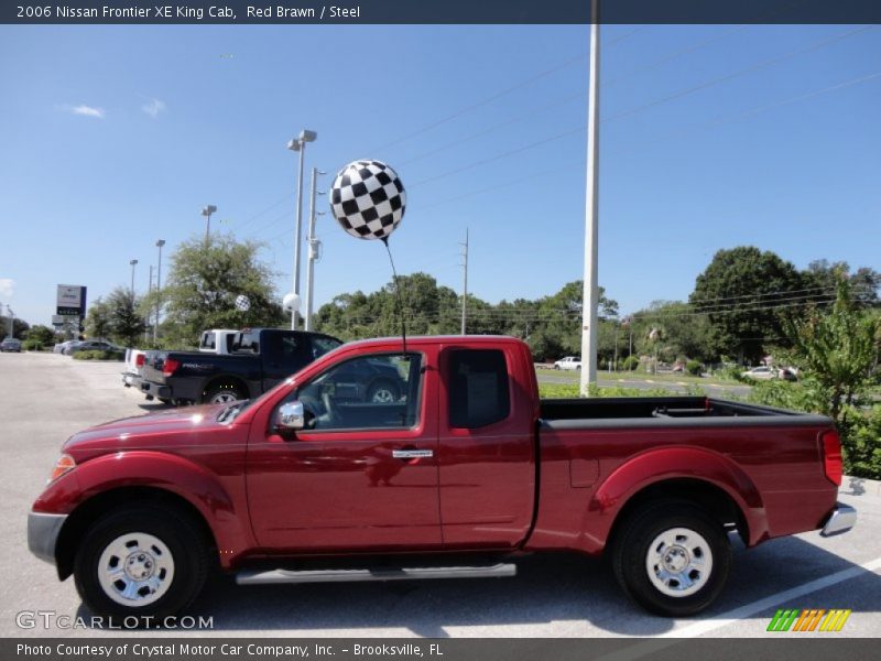 Red Brawn / Steel 2006 Nissan Frontier XE King Cab