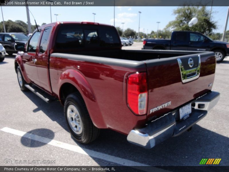 Red Brawn / Steel 2006 Nissan Frontier XE King Cab