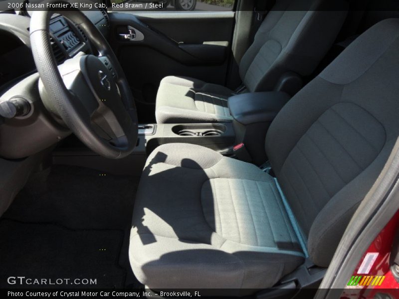 Red Brawn / Steel 2006 Nissan Frontier XE King Cab