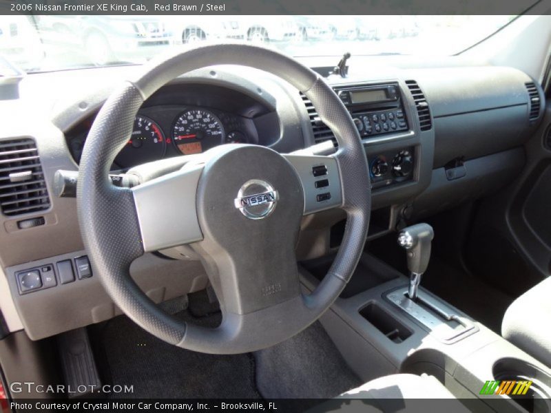 Red Brawn / Steel 2006 Nissan Frontier XE King Cab