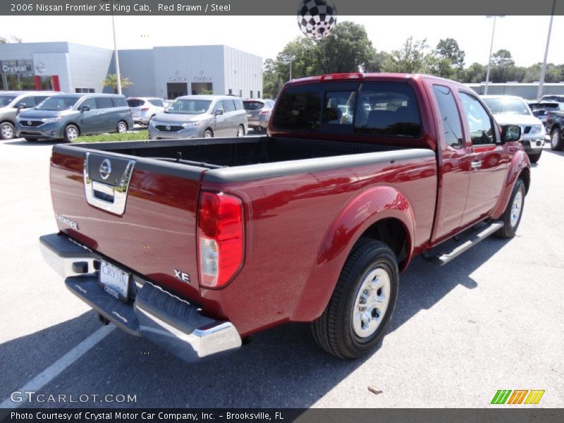 Red Brawn / Steel 2006 Nissan Frontier XE King Cab