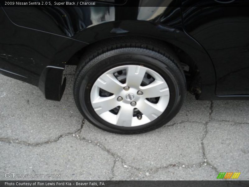 Super Black / Charcoal 2009 Nissan Sentra 2.0 S