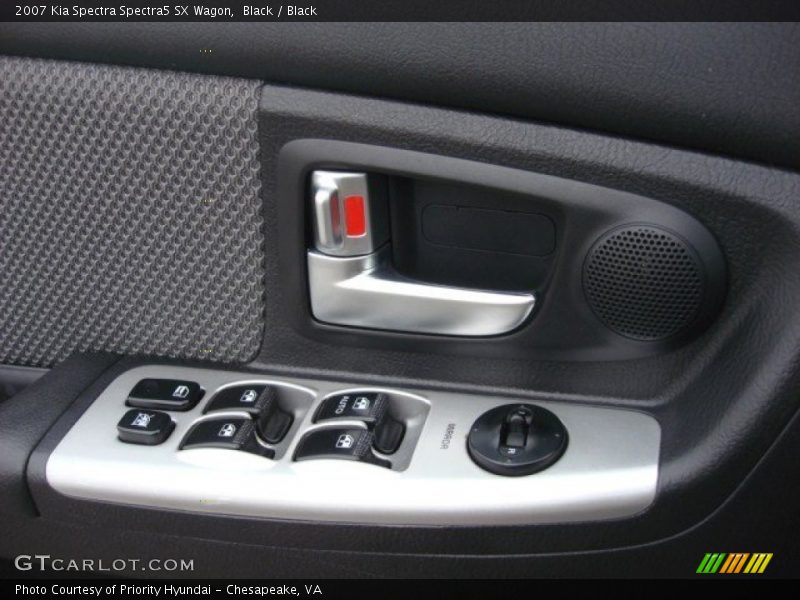 Black / Black 2007 Kia Spectra Spectra5 SX Wagon