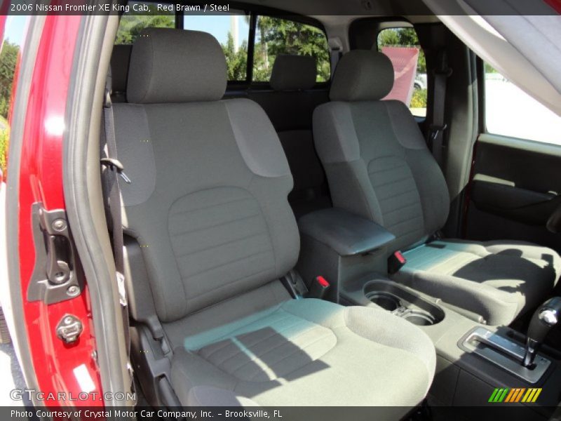 Red Brawn / Steel 2006 Nissan Frontier XE King Cab