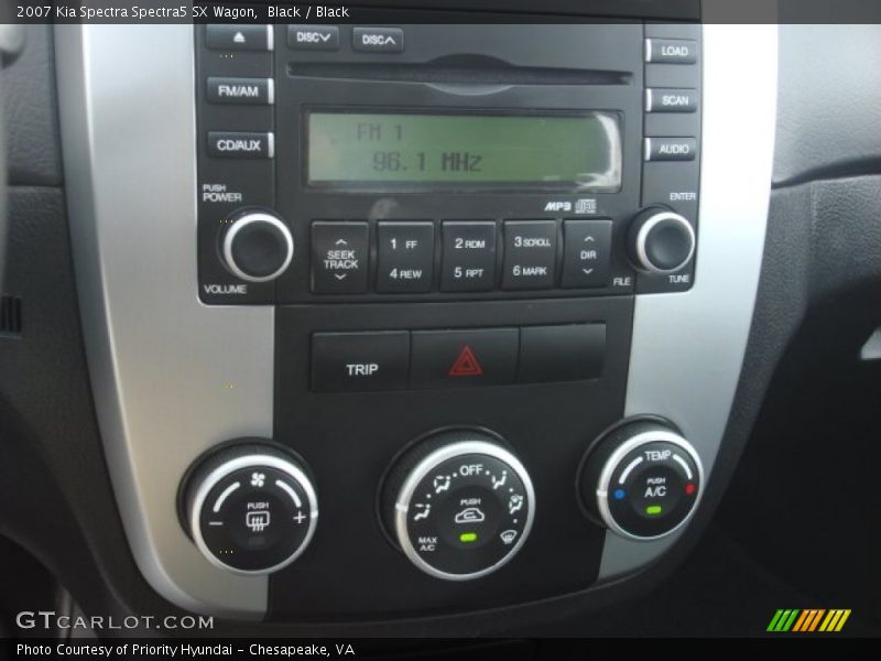 Controls of 2007 Spectra Spectra5 SX Wagon