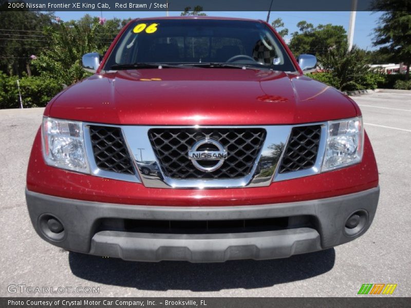 Red Brawn / Steel 2006 Nissan Frontier XE King Cab