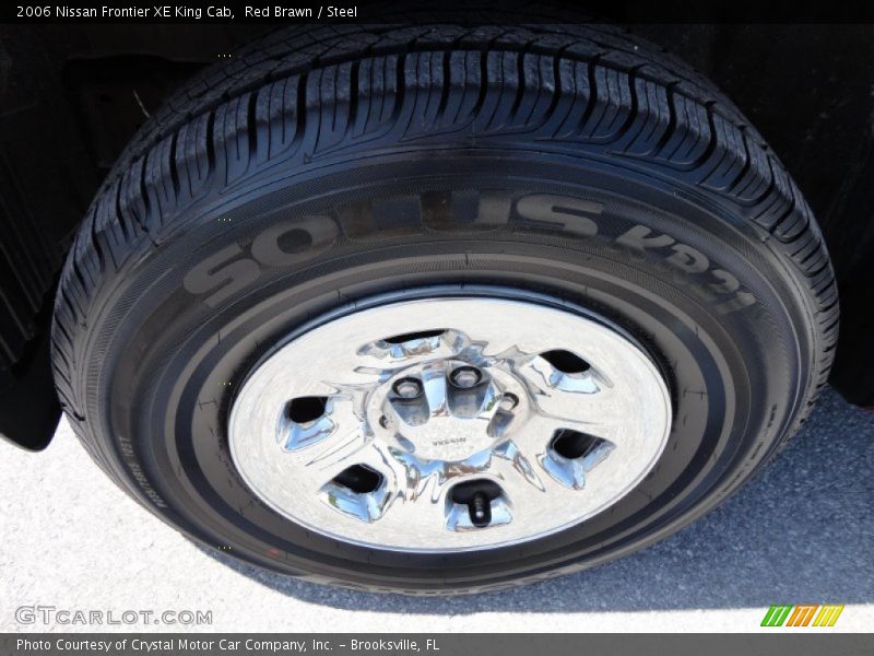 Red Brawn / Steel 2006 Nissan Frontier XE King Cab