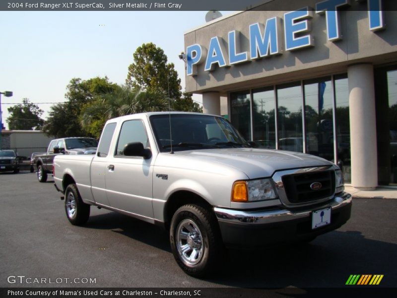 Silver Metallic / Flint Gray 2004 Ford Ranger XLT SuperCab