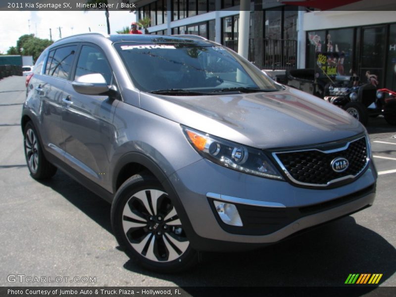 Mineral Silver / Black 2011 Kia Sportage SX