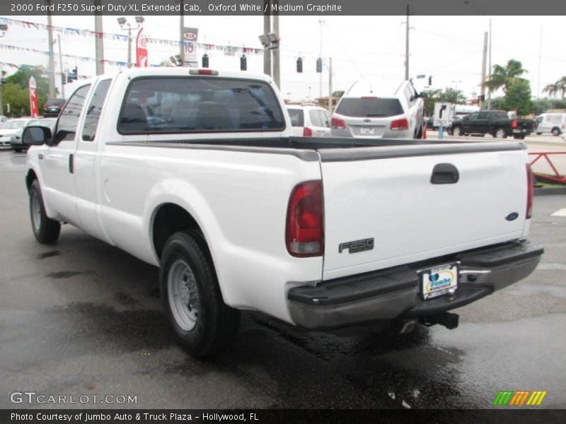 Oxford White / Medium Graphite 2000 Ford F250 Super Duty XL Extended Cab