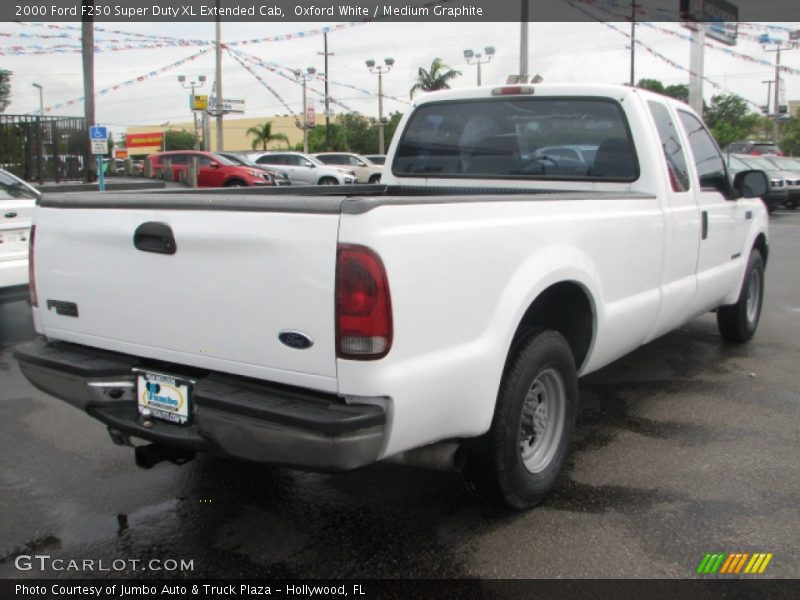 Oxford White / Medium Graphite 2000 Ford F250 Super Duty XL Extended Cab