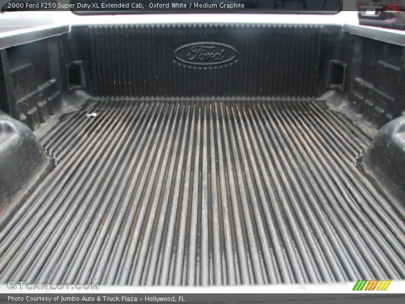 Oxford White / Medium Graphite 2000 Ford F250 Super Duty XL Extended Cab