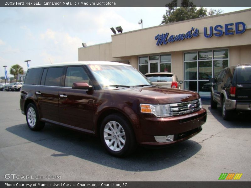 Cinnamon Metallic / Medium Light Stone 2009 Ford Flex SEL
