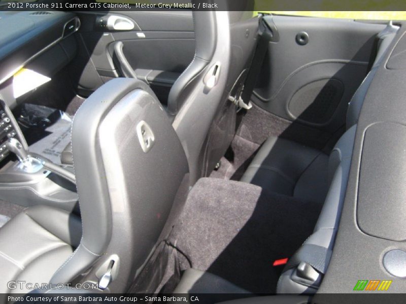 Meteor Grey Metallic / Black 2012 Porsche 911 Carrera GTS Cabriolet