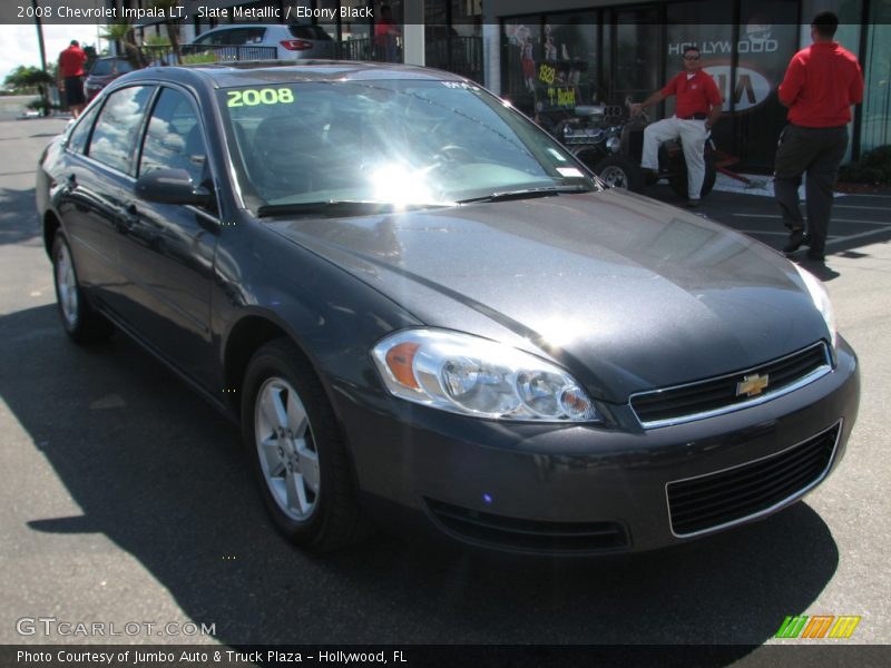 Slate Metallic / Ebony Black 2008 Chevrolet Impala LT