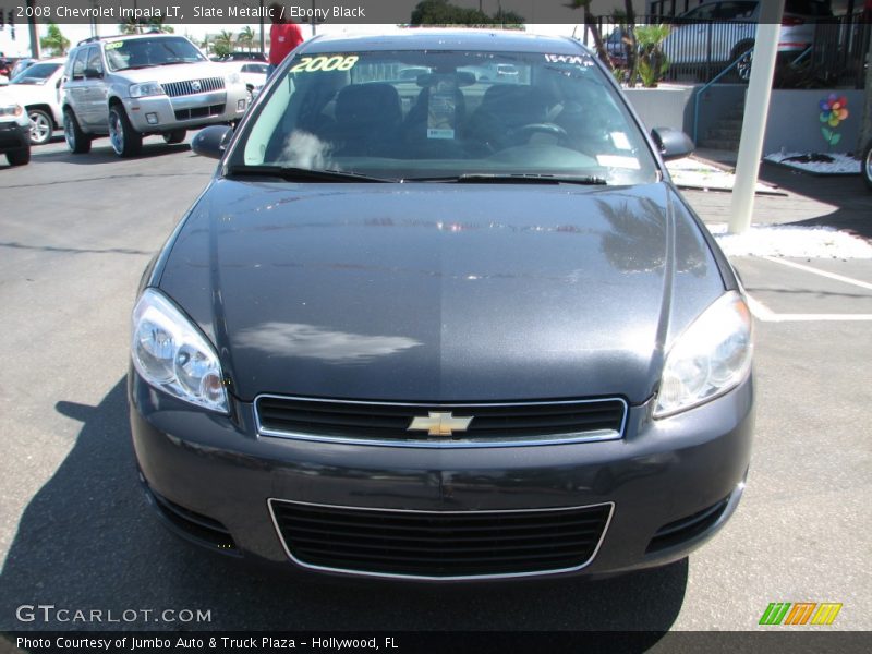 Slate Metallic / Ebony Black 2008 Chevrolet Impala LT