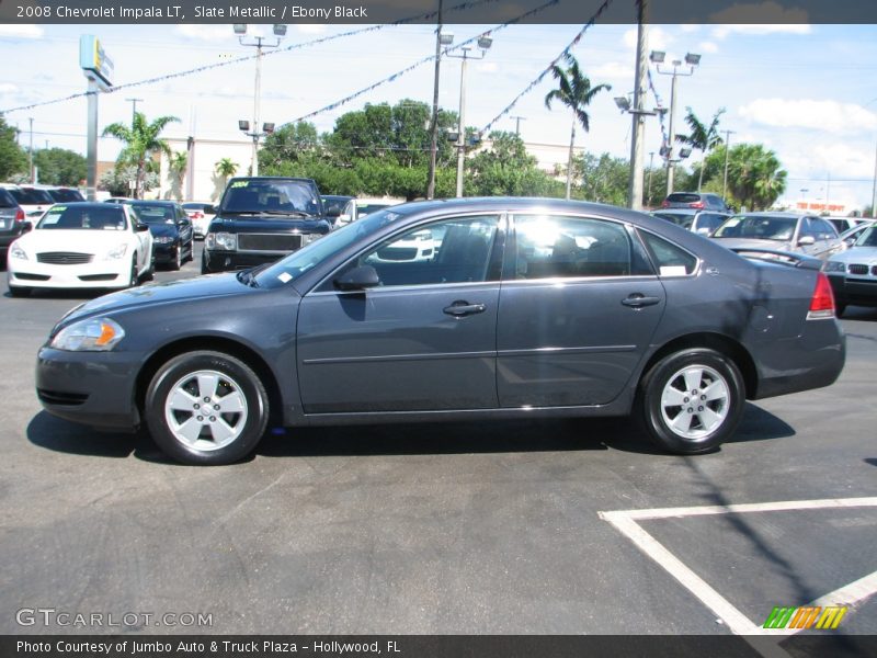 Slate Metallic / Ebony Black 2008 Chevrolet Impala LT