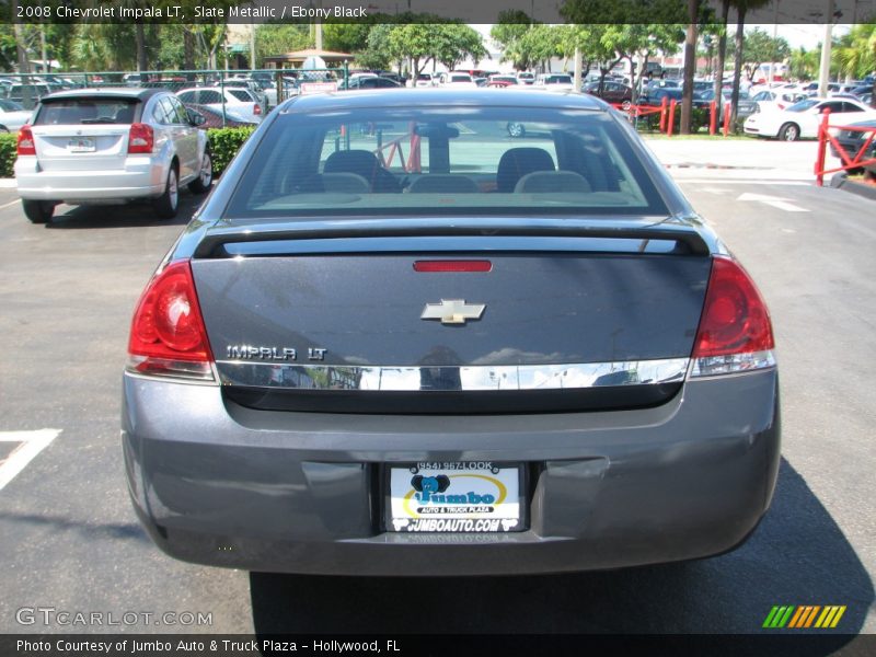 Slate Metallic / Ebony Black 2008 Chevrolet Impala LT
