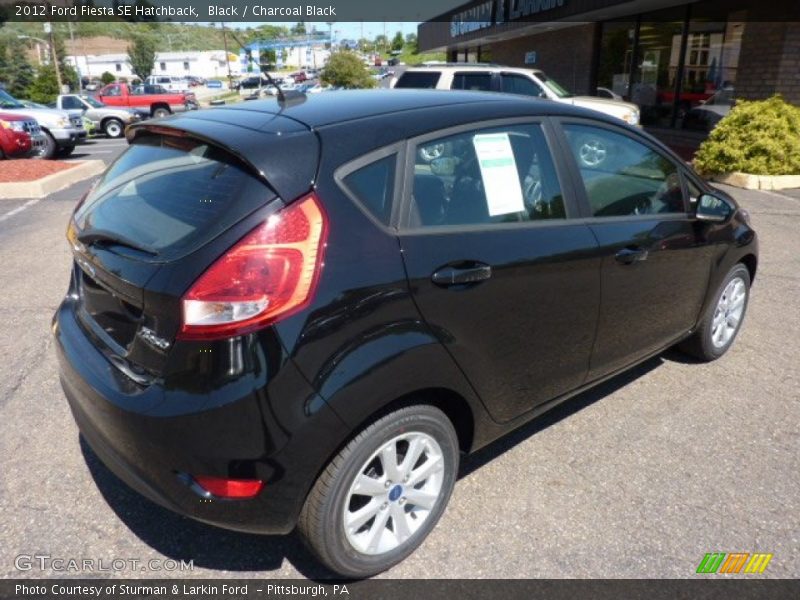 Black / Charcoal Black 2012 Ford Fiesta SE Hatchback