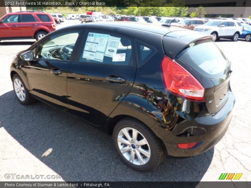 Black / Charcoal Black 2012 Ford Fiesta SE Hatchback