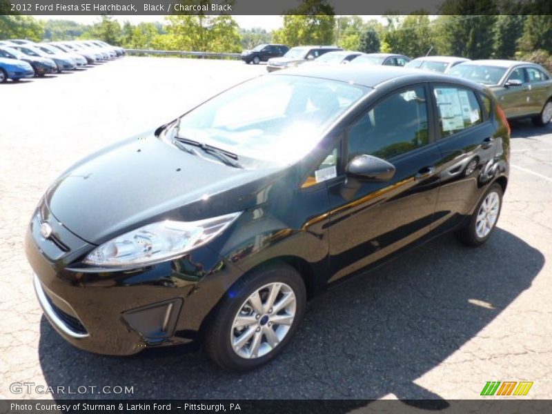 Black / Charcoal Black 2012 Ford Fiesta SE Hatchback