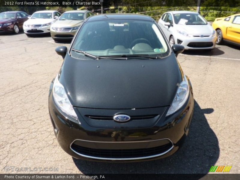 Black / Charcoal Black 2012 Ford Fiesta SE Hatchback
