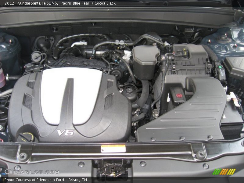  2012 Santa Fe SE V6 Engine - 3.5 Liter DOHC 24-Valve V6