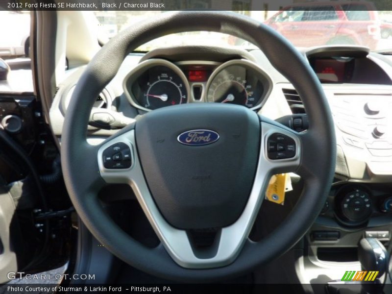 Black / Charcoal Black 2012 Ford Fiesta SE Hatchback