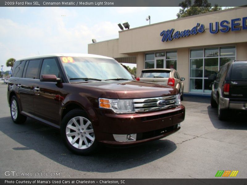Cinnamon Metallic / Medium Light Stone 2009 Ford Flex SEL