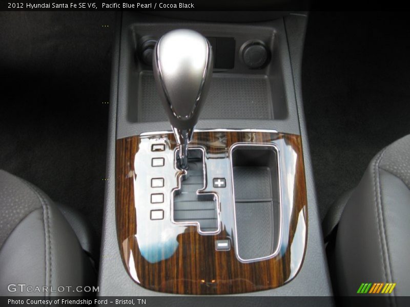  2012 Santa Fe SE V6 6 Speed SHIFTRONIC Automatic Shifter