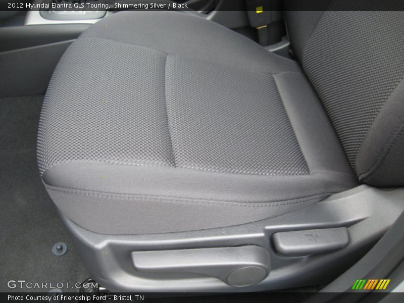 Shimmering Silver / Black 2012 Hyundai Elantra GLS Touring