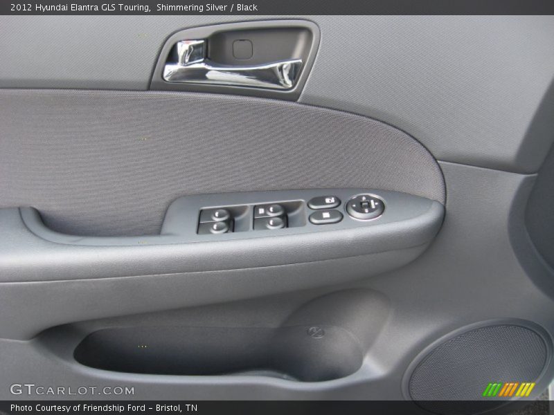 Shimmering Silver / Black 2012 Hyundai Elantra GLS Touring