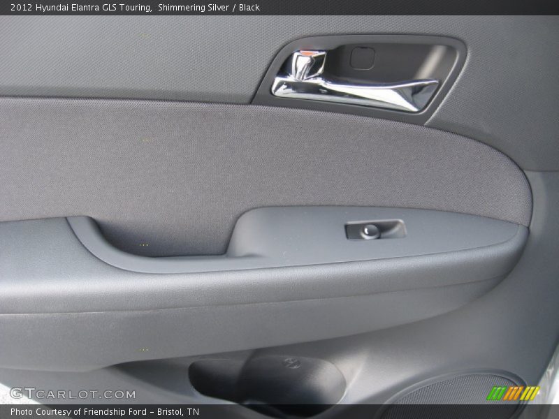 Shimmering Silver / Black 2012 Hyundai Elantra GLS Touring