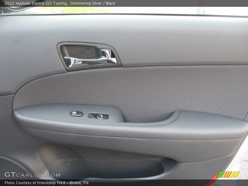 Shimmering Silver / Black 2012 Hyundai Elantra GLS Touring