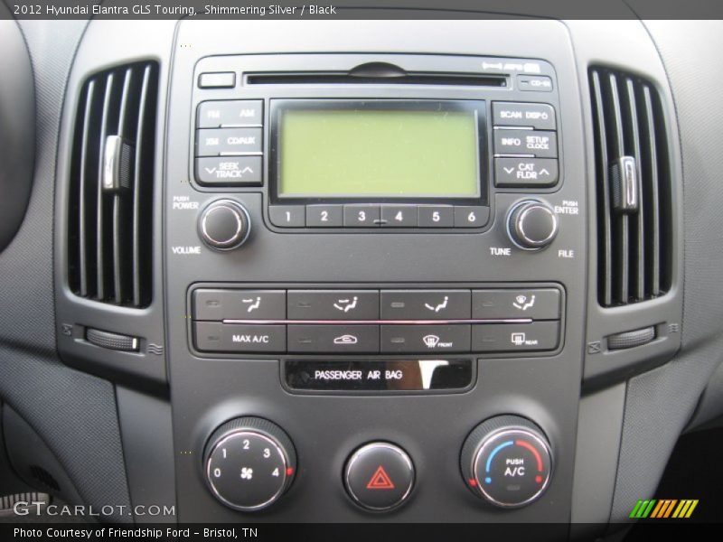 Controls of 2012 Elantra GLS Touring